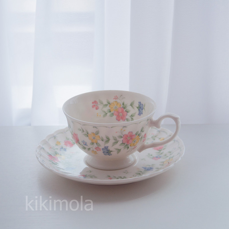 咖啡杯maruivintage复古碎花进口