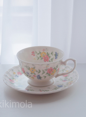 ⭐日本制咖啡杯碎花复古vintage小清新红茶杯下午茶ins网红同款