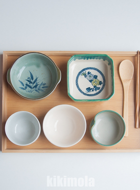 ⭐日本一人食餐具托盘盘碗日式和风ins同款网红精致陶瓷套装组合