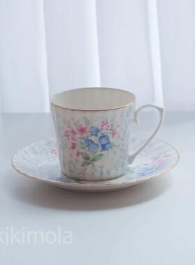 ※日本制yomata碎花咖啡杯超薄红茶杯