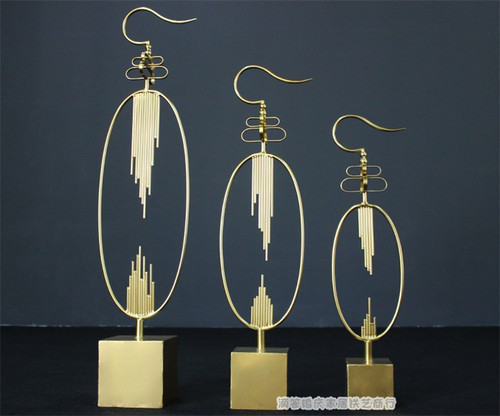 新中式落地水滴鸟笼婚庆道具T台路引 舞台装饰挂件商场中国风美陈