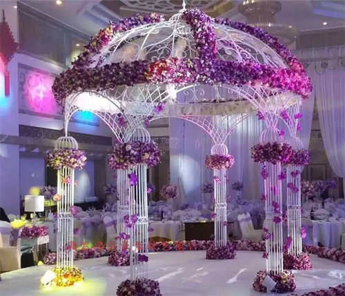 罗马亭公主亭铁艺蒙古包大型摆件