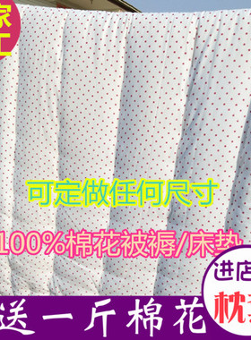 儿童全棉床垫棉花垫被纯棉床褥60x90x100x110x120x150x180x200cm