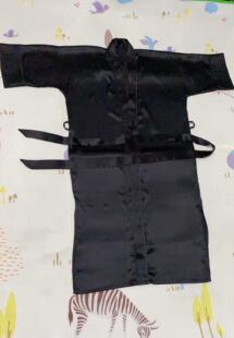 真丝睡袍男100%桑蚕丝浴袍系带长款 开衩睡衣丝绸睡裙可外穿家居服