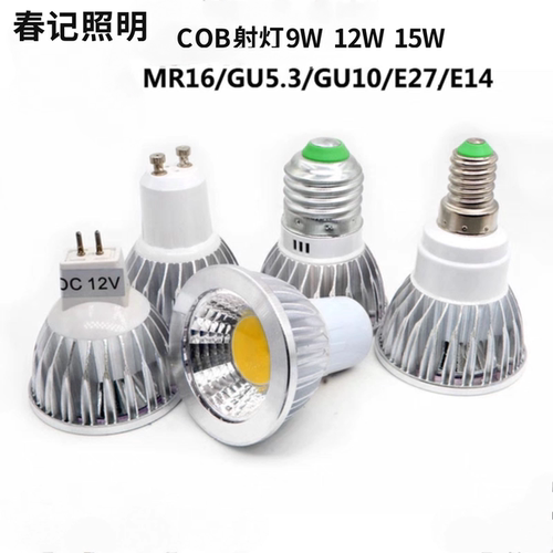 COB射灯9W12W15W天花灯led光源