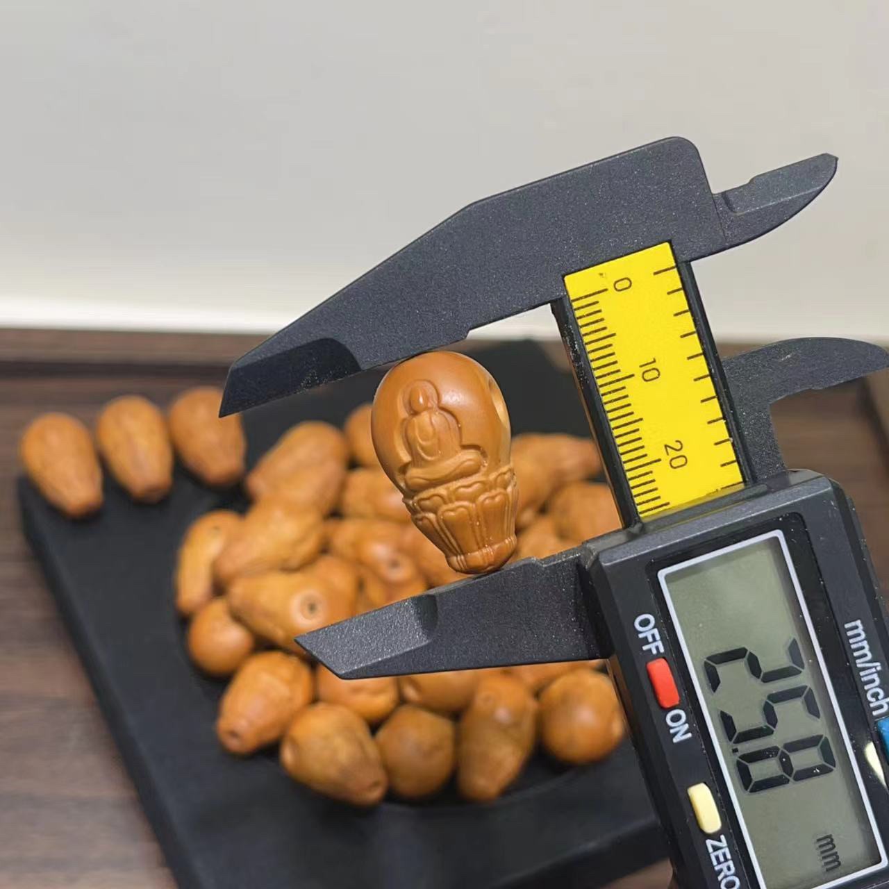 橄榄核三通无相佛头单颗无像搭配文玩手串项链蜜蜡玉器配饰核雕刻