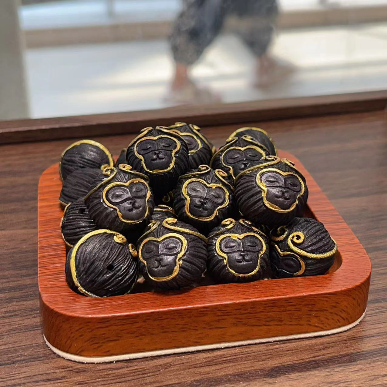 黑神话悟空鹿角根付手工diy材料配饰手串项链吊坠配件文玩配珠子