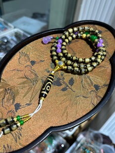 沉香佛珠链搭配翡翠葫芦手链项链小葫芦吊坠多圈手串送妈妈礼物