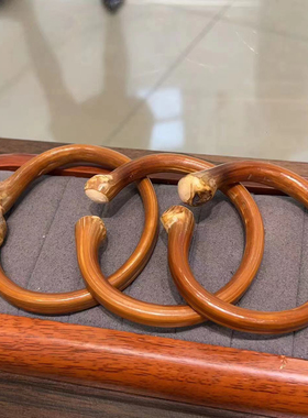 天然金刚藤手镯 木质开口非鸡血藤手环复古民族风饰品