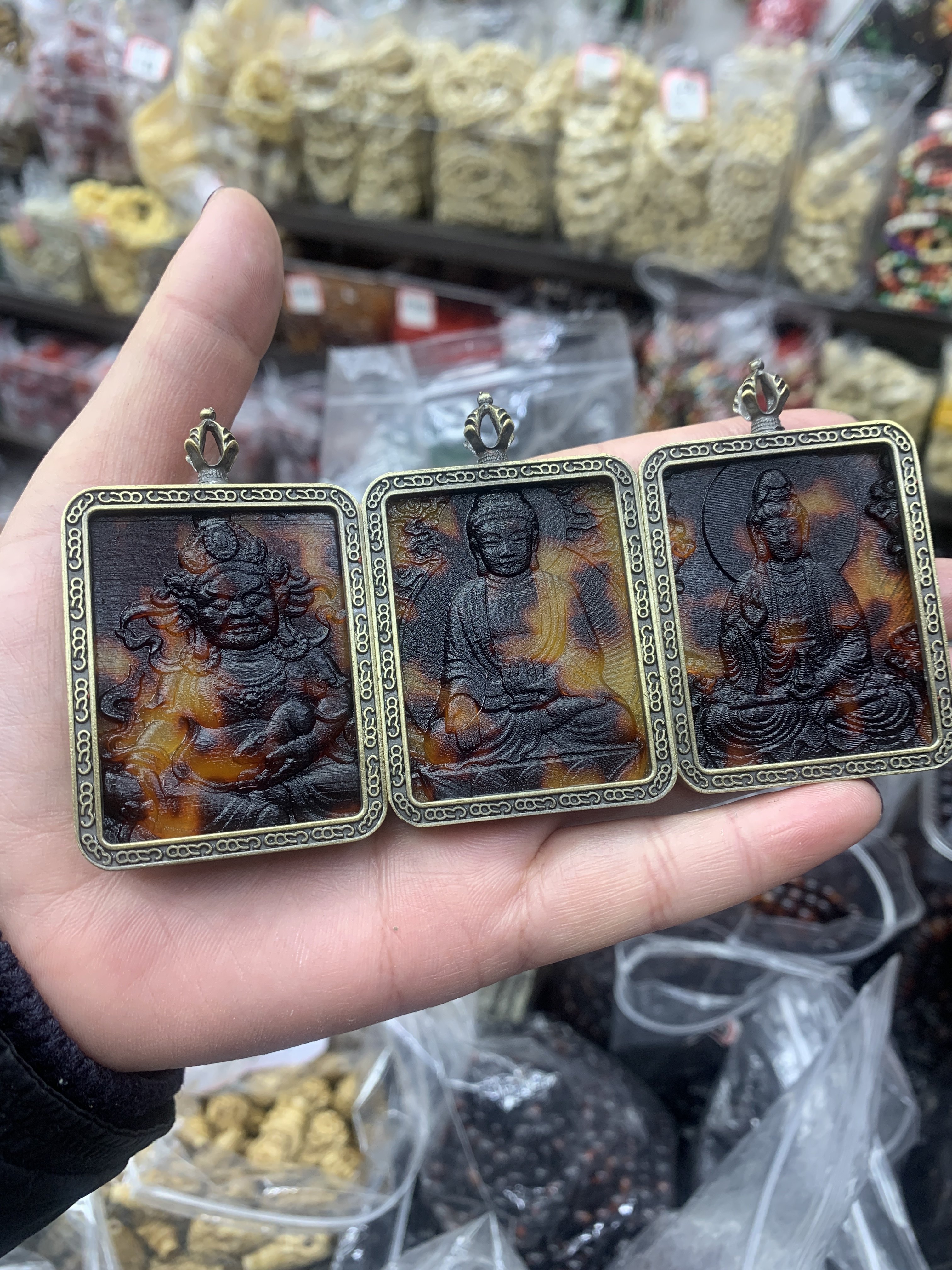 山龟壳观音吊坠把玩满血龟壳工艺品文玩家居办公高端礼物收藏