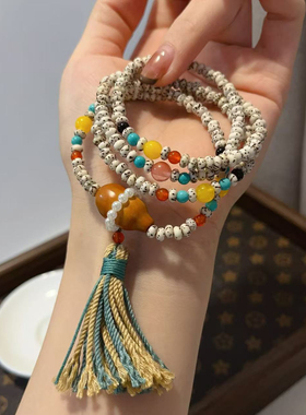 世界上最小的星月菩提 搭配橄榄核葫芦