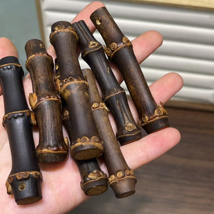 紫竹根收把件 寓意紫定能行