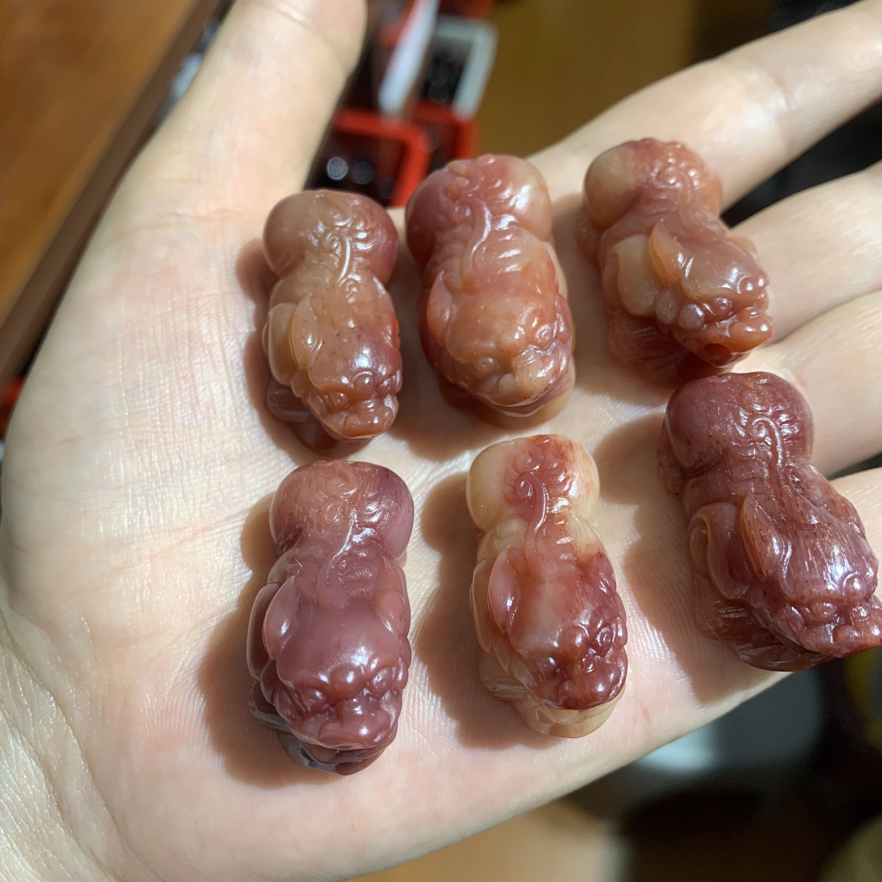 臧式驼骨雕刻貔貅手工diy配件手链挂件配饰时尚百搭