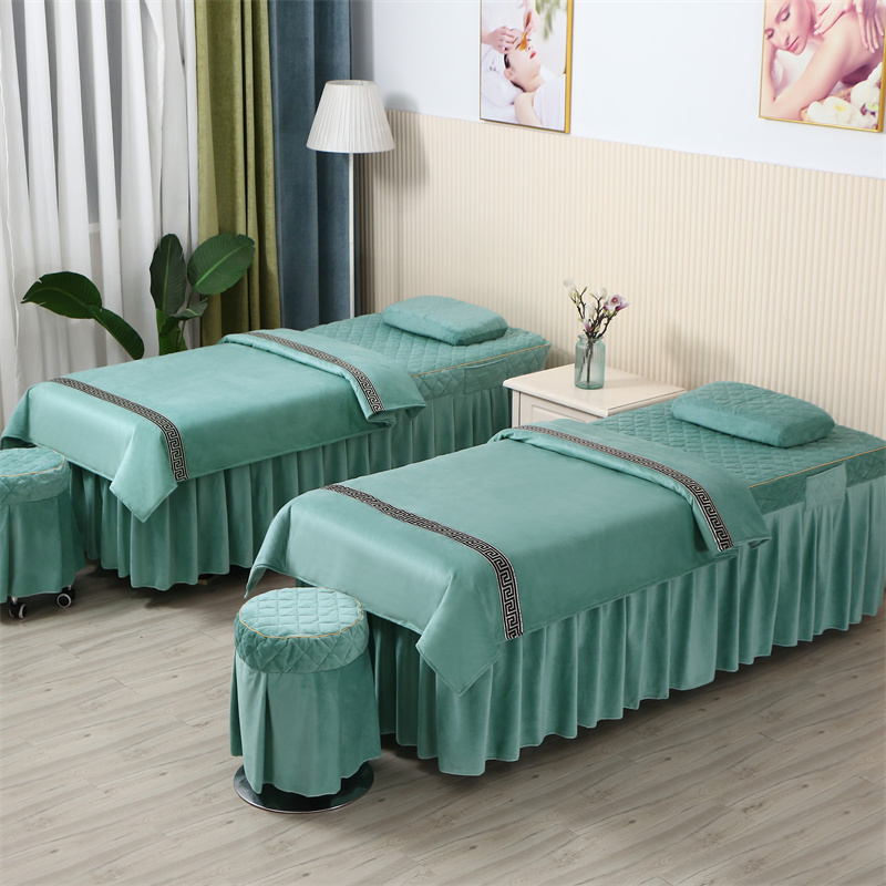 水晶绒美容床送2斤被芯