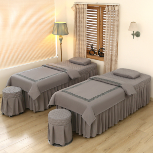 促销 包邮 美容床罩四件套按摩理疗针灸床单被套推拿床品定做 新款