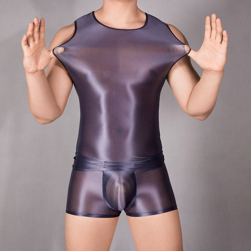 男生鸭圆领背心弹力油亮丝滑裤头紧身背心包蛋内裤平角裤性感裤衩,女士内衣/男士内衣/家居服,男平角内裤,淘宝优惠券,粉丝福利购,淘宝优惠卷