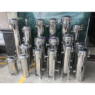 过滤器工业喷淋深井水泥沙水塔废水污水精密过滤 304不锈钢滤袋式