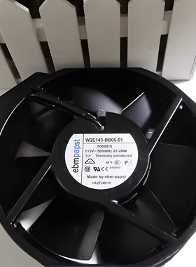 W2E142-BB05-01德国ebmpapst风机17238UPS电源散热全金属风扇115V