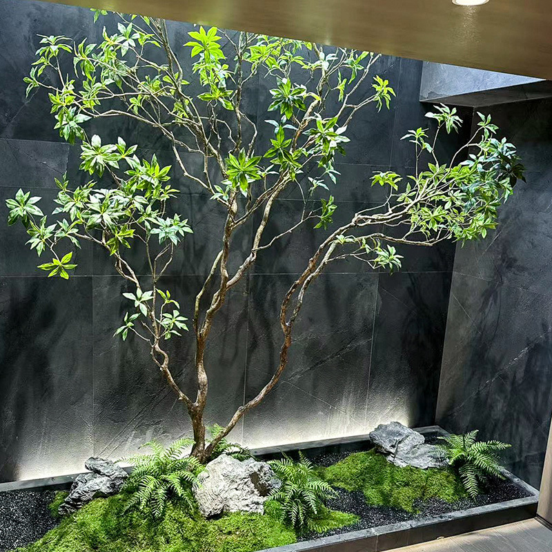 高端马醉木仿真绿植造景橱窗仿生