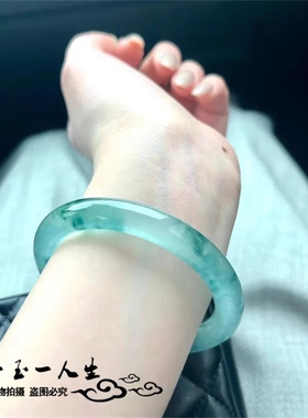 天然石英岩玉少女独龙玉冰种飘花