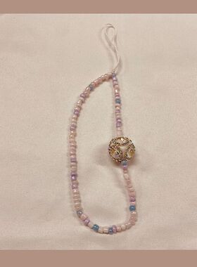 链条ccd挂绳ins风水晶圆球纯手工自制实拍辣妹甜酷可携式包装饰