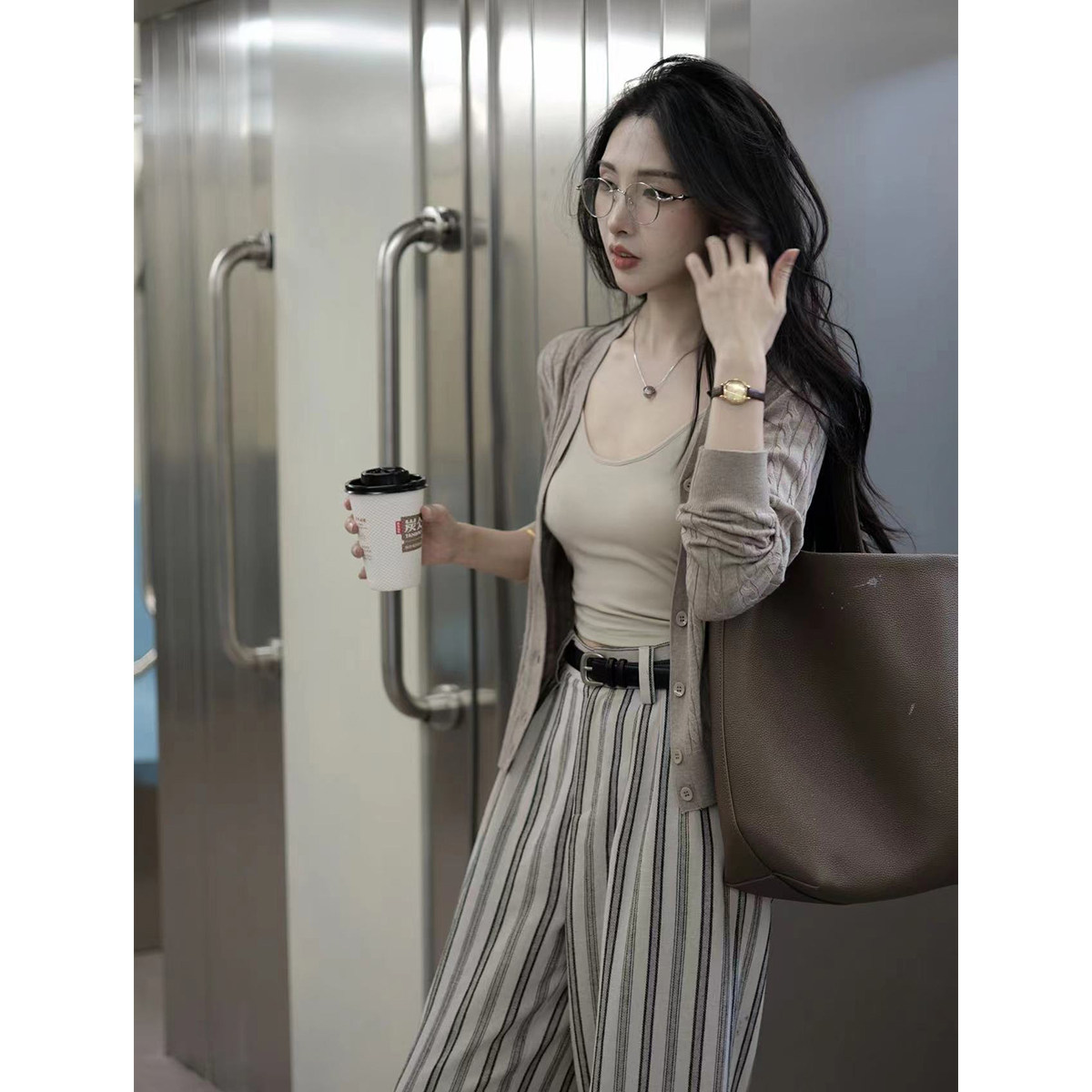 贰羊设计【现货5折】 国风新中式34羊毛衫v领气质百搭开衫外套,女装/女士精品,毛针织衫,淘宝优惠券,粉丝福利购,淘宝优惠卷