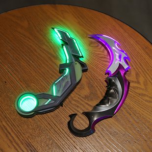 无畏契约显卡爪刀模型手办摆件发光瓦罗兰特cos道具武器器未开刃