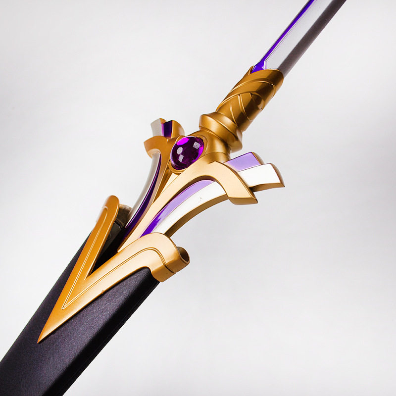 正版未开刃刀剑神域武器亚丝娜闪耀星光闪烁之光白剑黑剑道具周边