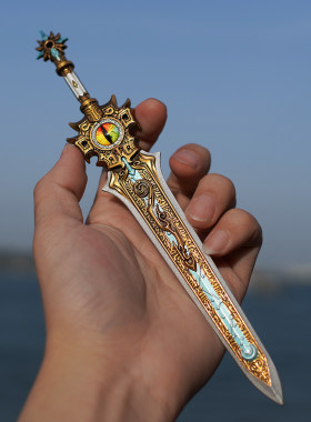 微型刀剑模型金属武器玩具