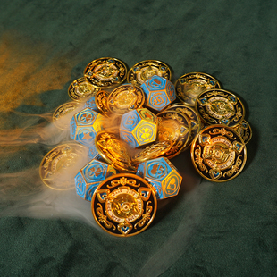 砂金骰子筹码币崩坏星穹铁道周边金属模型金币卡卡瓦夏cos物料