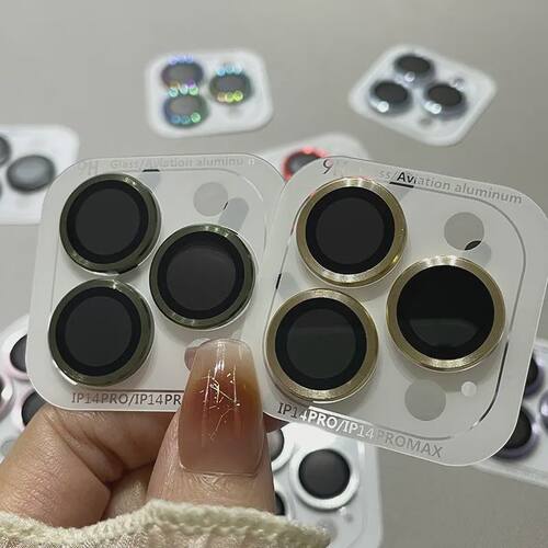 适用iPhone16Pro镜头保护圈苹果16/15手机后置摄像头保护防刮贴膜