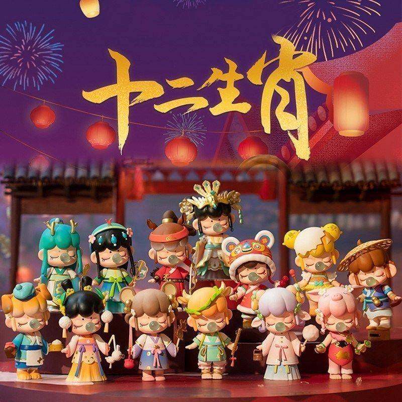 盲盒2021网红新款十二星座2024十二12生肖铃声不知处盲盒忙和女生图片
