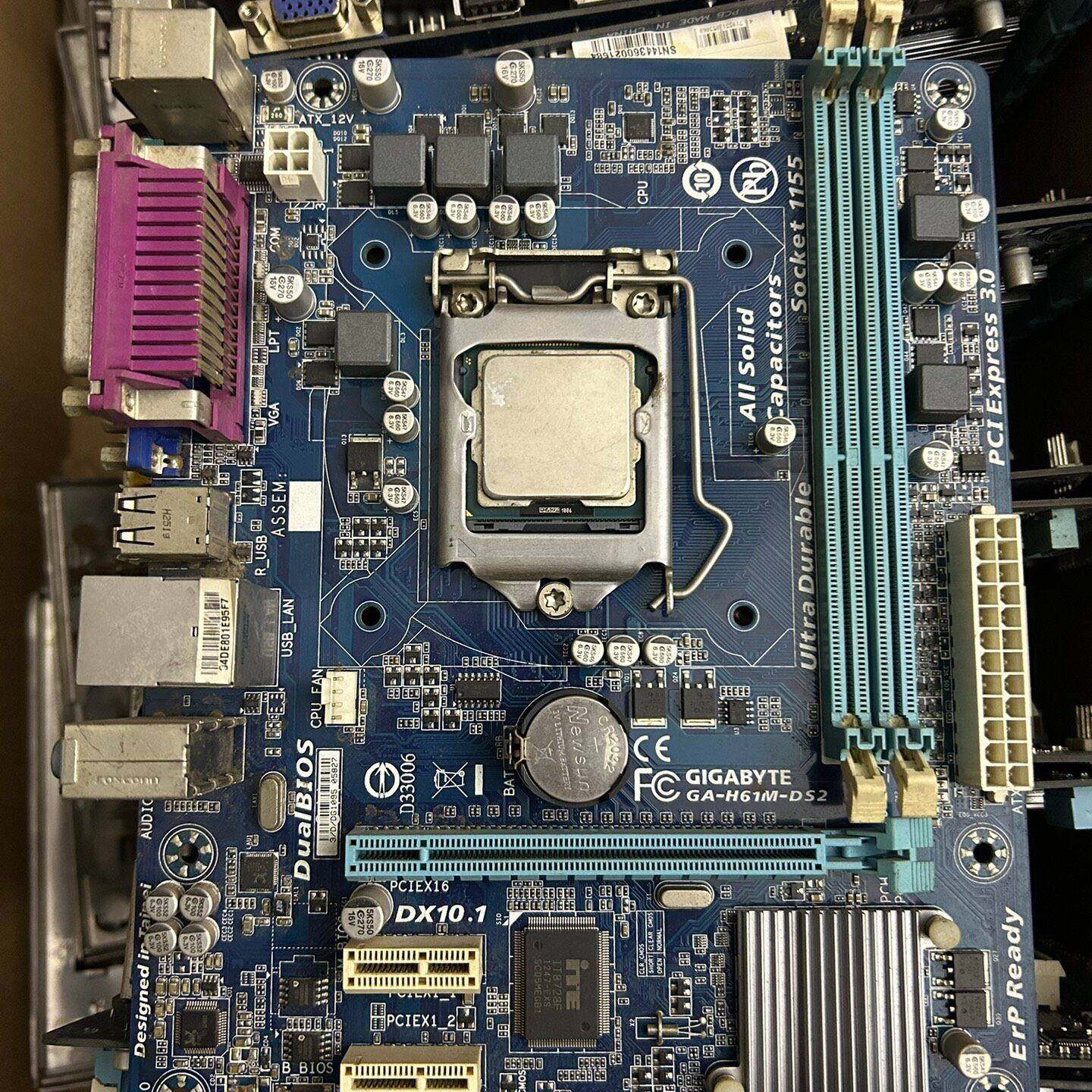 议价-技嘉H61主板，成色漂亮50片