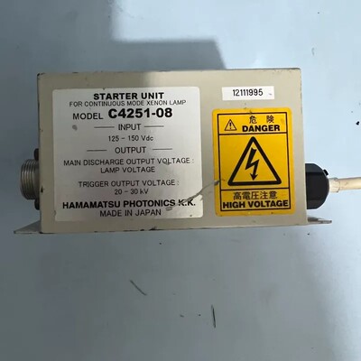 议价-日本原装滨松Hamamatsu连续氙灯启动单元C4251-0-可维修