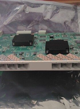 议价-华为H806GPBD业务板，实物拍摄。绿色PCB板，带完整接-可维