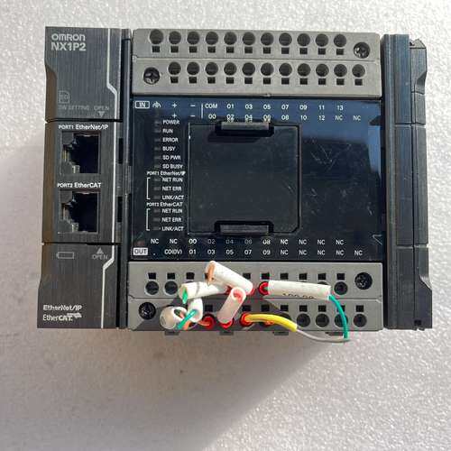 欧姆龙PLC NX1P2-9024DT，原装拆机，成色还可以