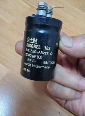 议价-金字德国SiKorEL电解电容63V/2200UF-可维修
