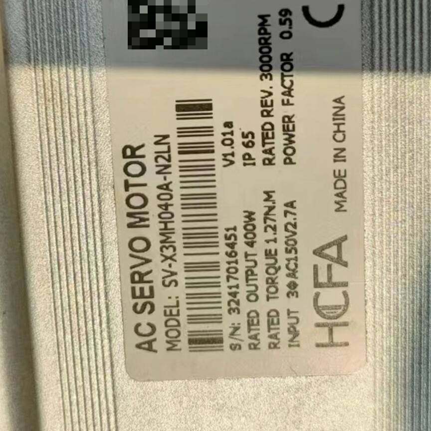 议价-禾川400W高惯量伺服电机 SV-X3MH040A-N2LN