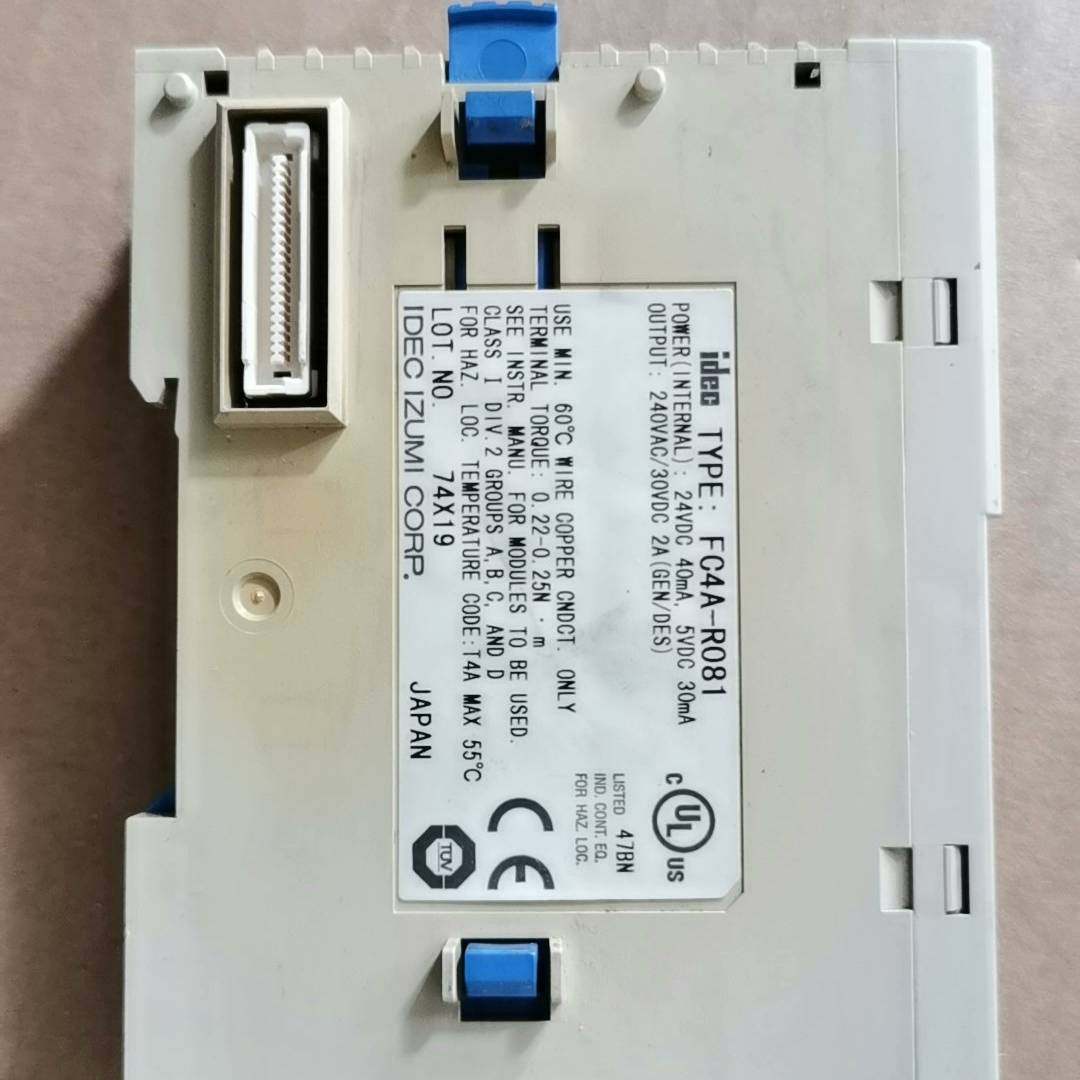 议价-拆机IDEC    FC4A-R081实物成色，功能正常，