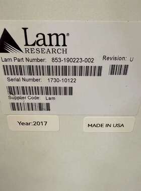 可维修-Lam Research 853-190223-002，美国-议价