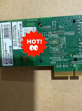 LR-LINK联瑞PCIE X4四口服务器网卡LREC971