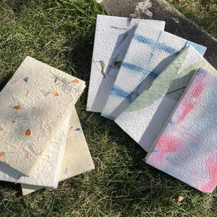 尼泊尔LOKATA洛卡塔植物手工本草纸笔记高颜值相册盖章口袋手帐本