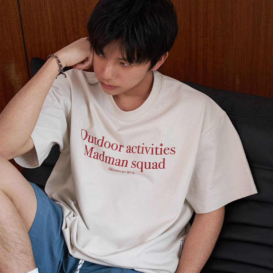 UHUZZ户外疯人组印花短袖休闲男女情侣宽松索罗娜防晒凉感圆领T恤