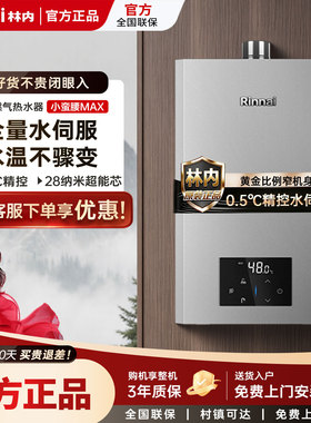 Rinnai/林内JSQ31-GD72小蛮腰MAX全量水量伺服恒温燃气热水器家用