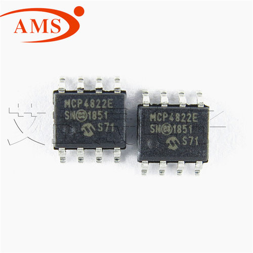 MCP4822-E/SN SOP-8贴片 模数转换器芯片 MICROCHIP/微芯 MCP4822