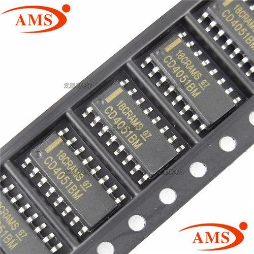 CD4051BM CD4051 SOP-16贴片 模拟逻辑IC芯片 TI/德州 全新现货