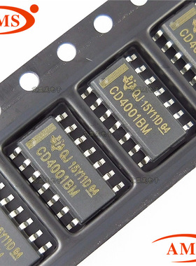 CD4001BM CD4001B 贴片SOP-14 四2输入或非门 TI/德州 全新现货