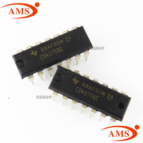 CD4075BE CD4075 直插DIP-14 三路3输入或门 逻辑IC 全新现货