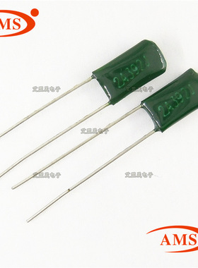 2A392J  3.9NF 3900PF CL11绿色涤纶电容 全新现货 100V392J