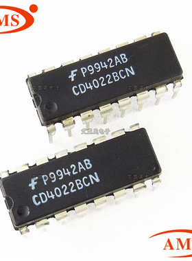 CD4022BCN CD4022B 直插DIP-16 逻辑芯片 FAICRCHILD 全新现货